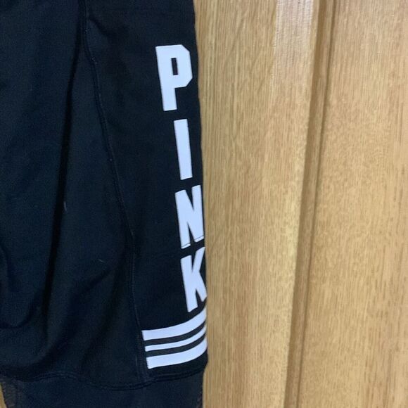 Victoria's Secret Pink Ultimate Leggings Medium Tropical Cropped - Picture 3 of 7